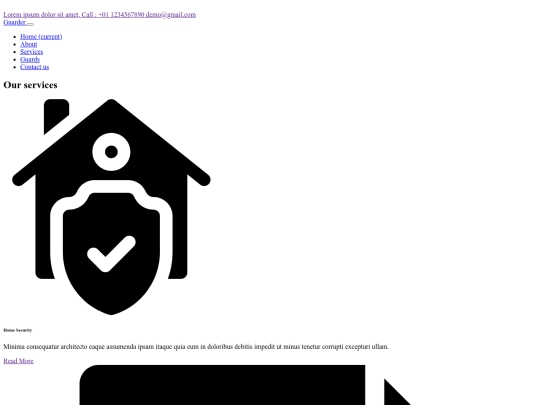css/service screenshot
