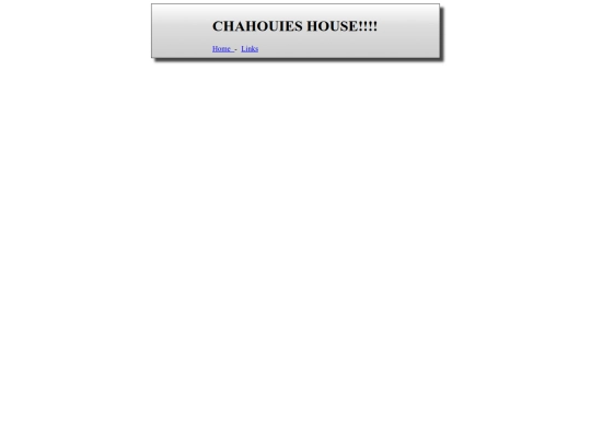 Chahouie's House/links screenshot