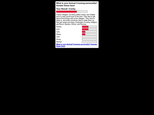 quizresults screenshot