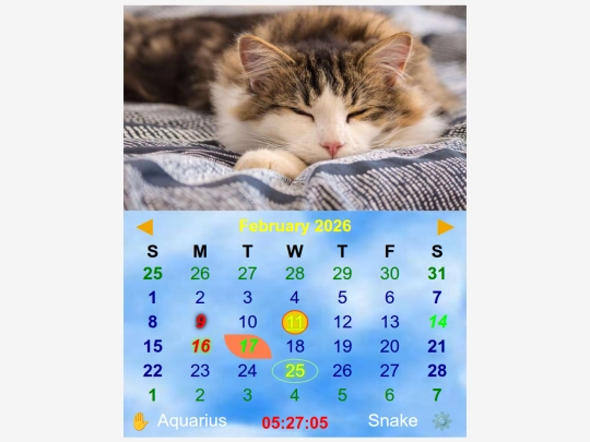 Calendar/calendar screenshot