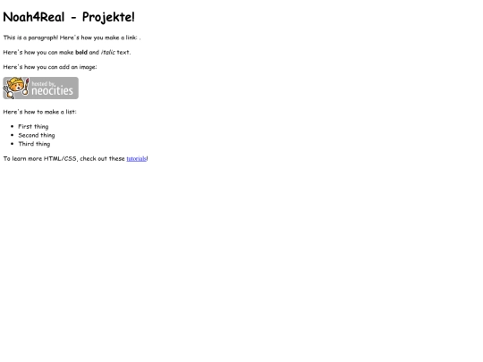 projekte screenshot