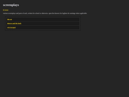 screenplays screenshot