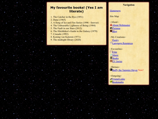 Pages/FavouriteBooks screenshot