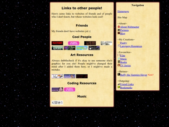 Pages/FriendLinks screenshot