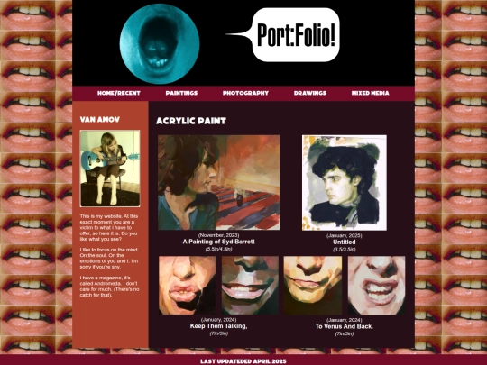 Paintings screenshot