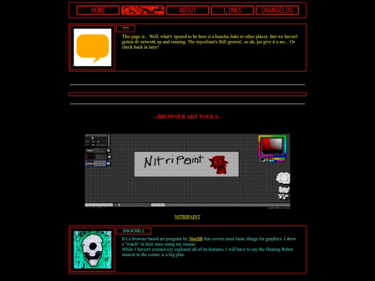 links screenshot