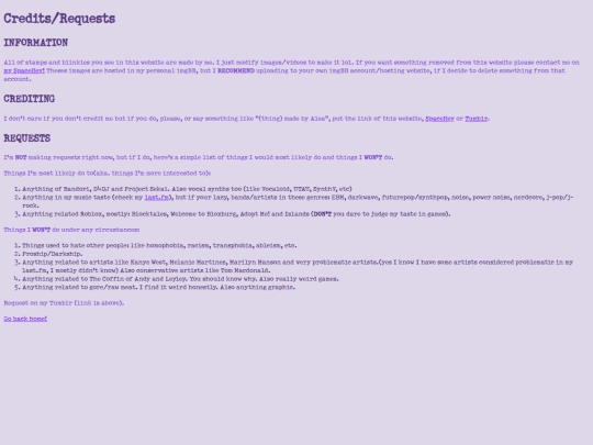 Credits screenshot