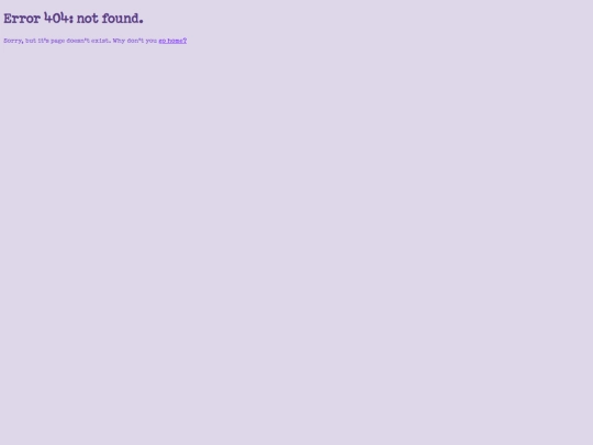 not_found screenshot