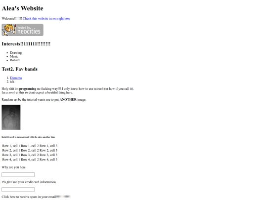 test screenshot