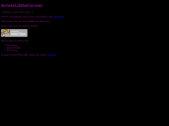 index screenshot