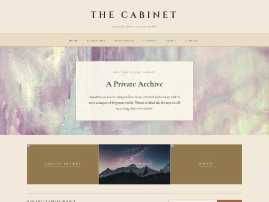 blog screenshot