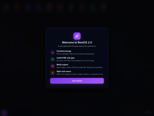 WEB APP/BEST-OS/BestOS screenshot