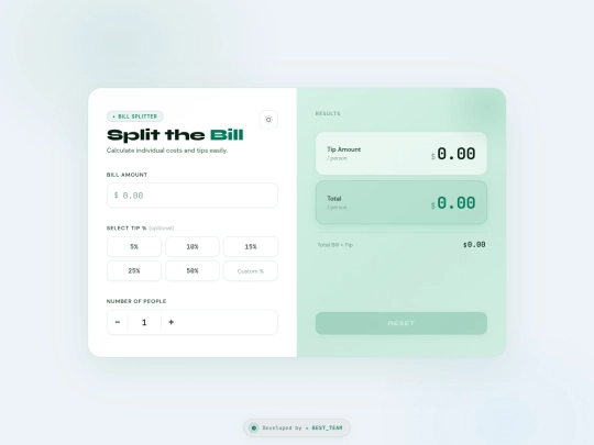 WEB APP/Bill Splitter/bill-splitter-enhanced (2) screenshot