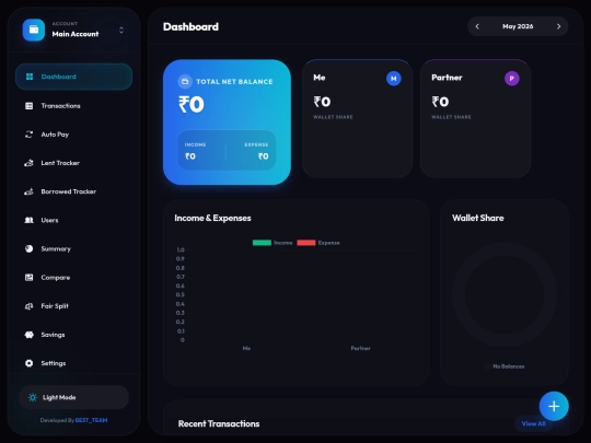 WEB APP/SharedWallet/SharedWallet New screenshot