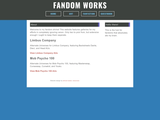 fandoms screenshot