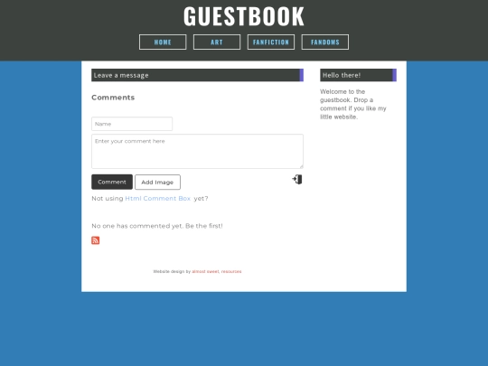guestbook screenshot