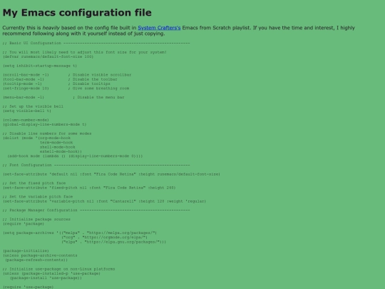 emacs-init screenshot