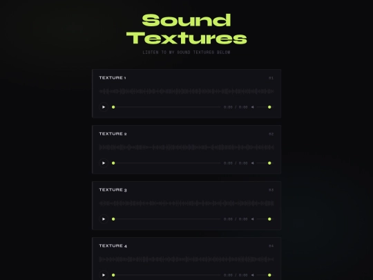 sound-textures screenshot