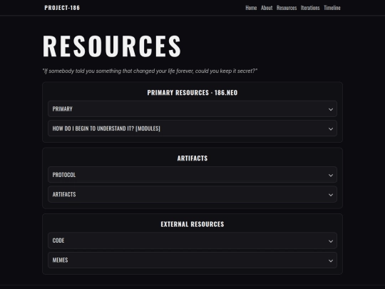 resources screenshot