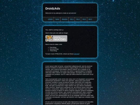 DroidzAds/main screenshot