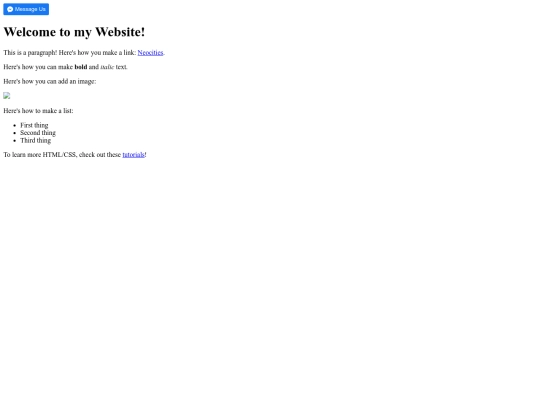 index screenshot
