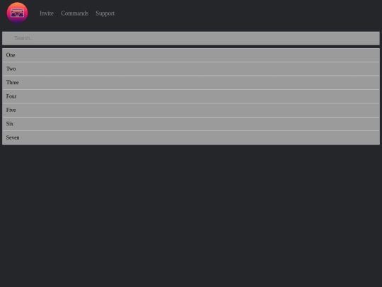 commands screenshot