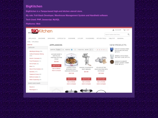 projects/bigkitchen screenshot