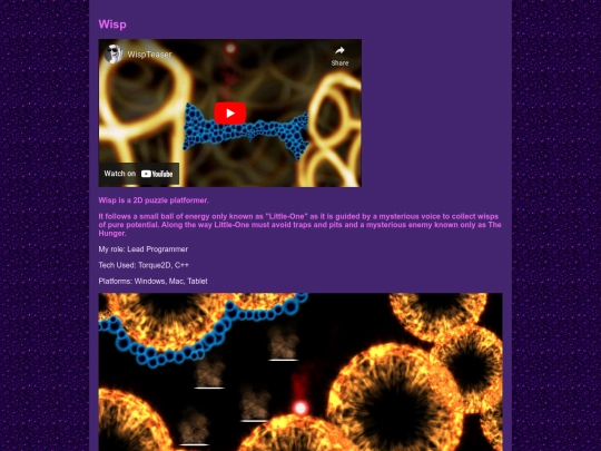 projects/wisp screenshot