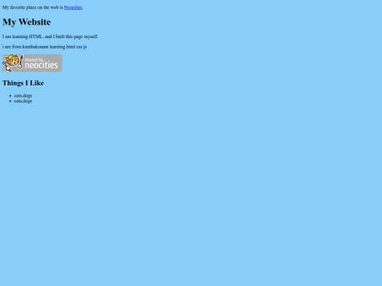 index screenshot