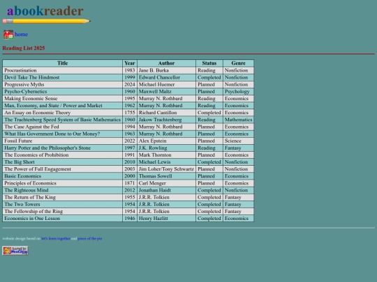 books screenshot