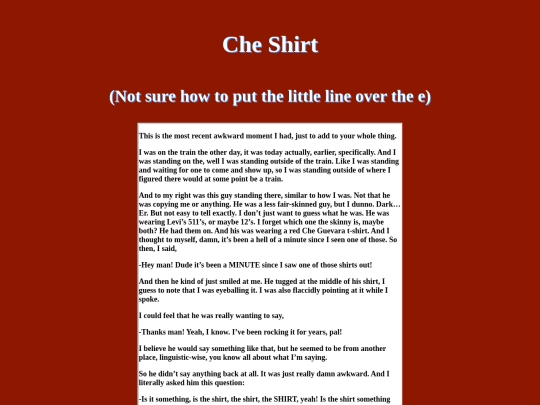 Writing/Cheshirt screenshot