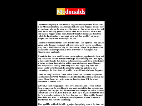 Writing/McDonalds screenshot