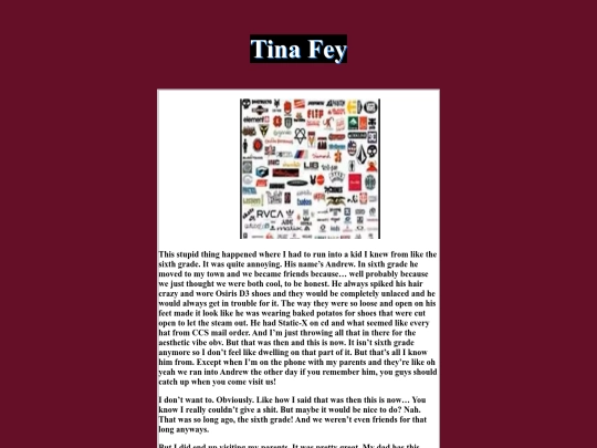 Writing/Tinafey screenshot