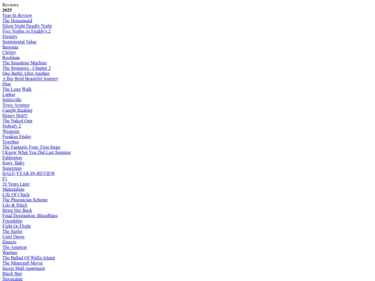 reviews/2025 screenshot