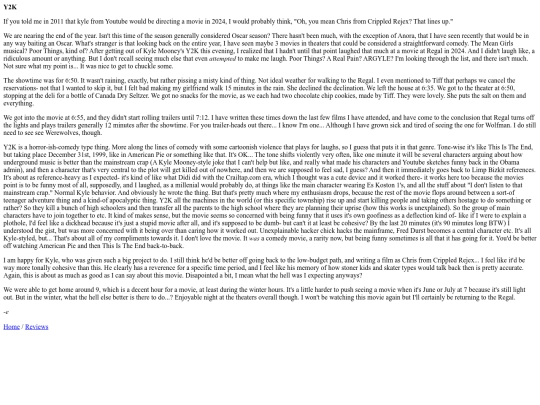 reviews/y2k screenshot