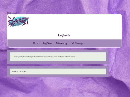 logbook screenshot
