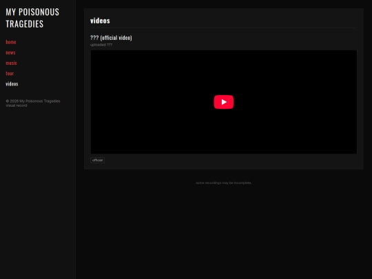 videos screenshot