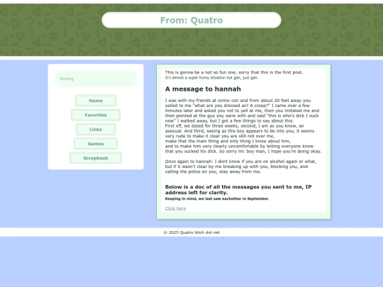 posts/messagetohannah screenshot