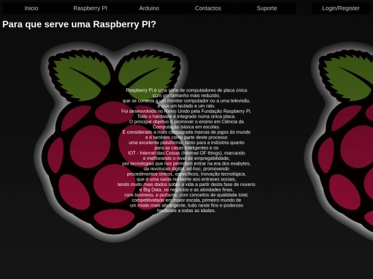 Raspberry screenshot