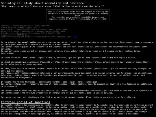 deviance screenshot