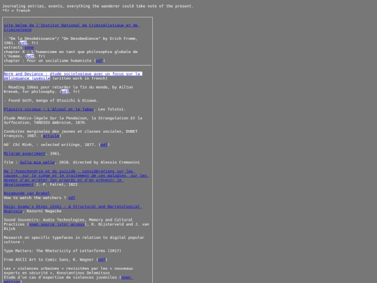 journal screenshot