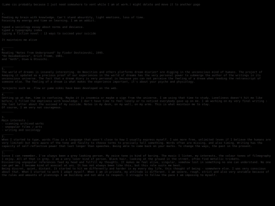 wander/blog screenshot