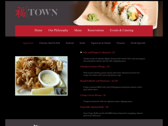 menu-appetizers screenshot