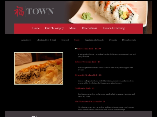 menu-sushi screenshot