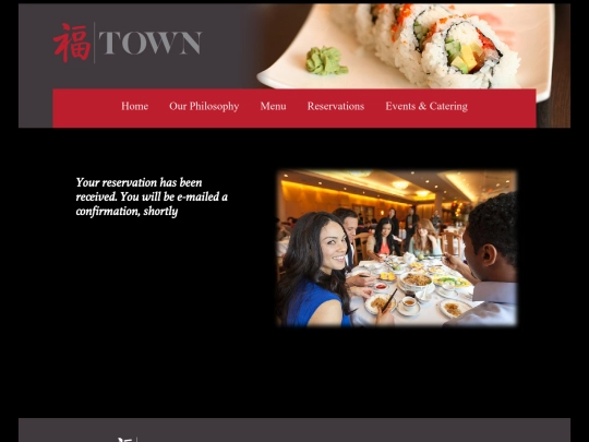 reservation-confirmation screenshot