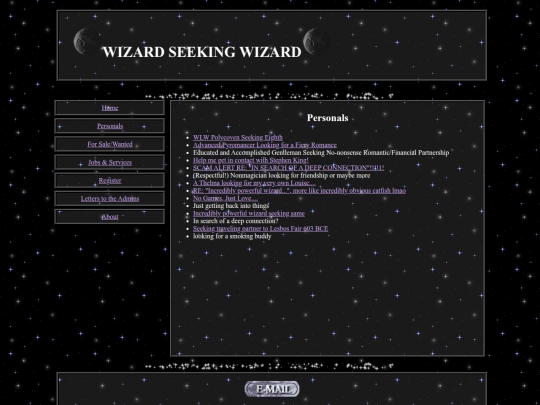 personals screenshot