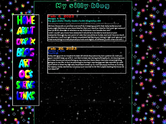 blog screenshot