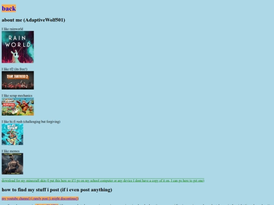 about-me screenshot