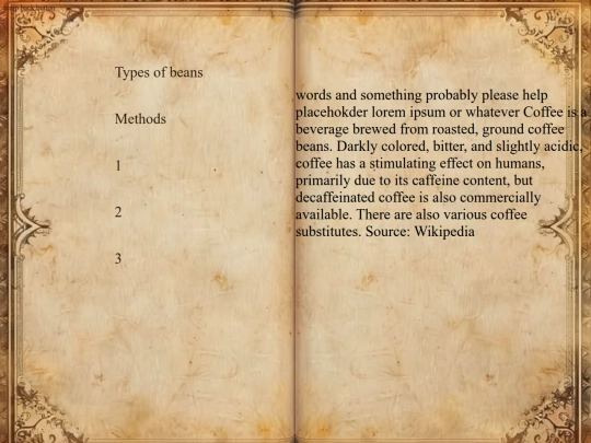Coffee screenshot