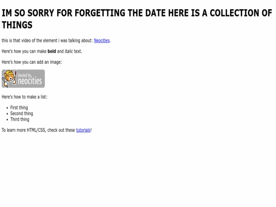 index screenshot